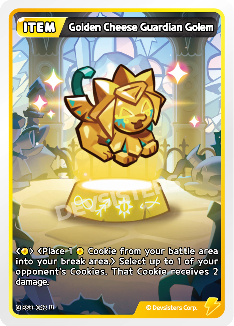 Golden Cheese Guardian Golem [BS3-042]