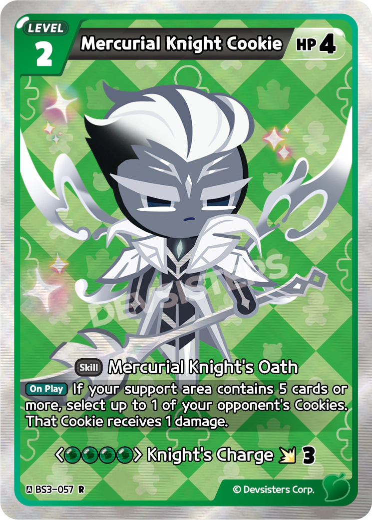 Mercurial Knight Cookie [BS3-057]