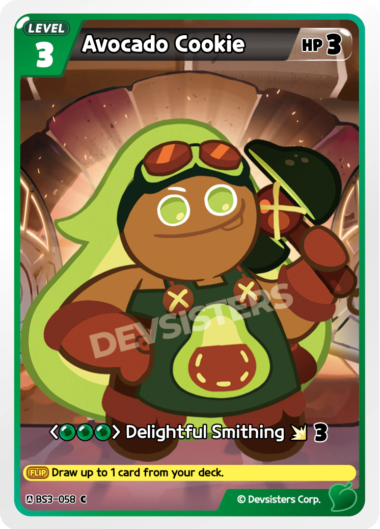 Avocado Cookie [BS3-058]