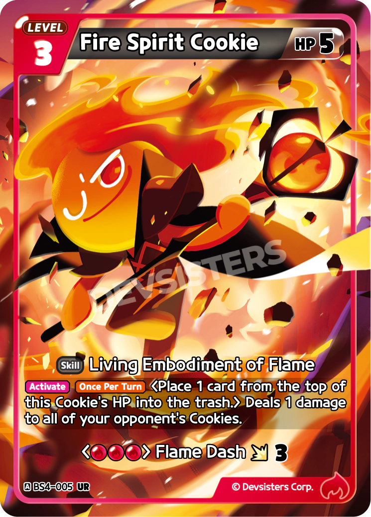 Fire Spirit Cookie [BS4-005]