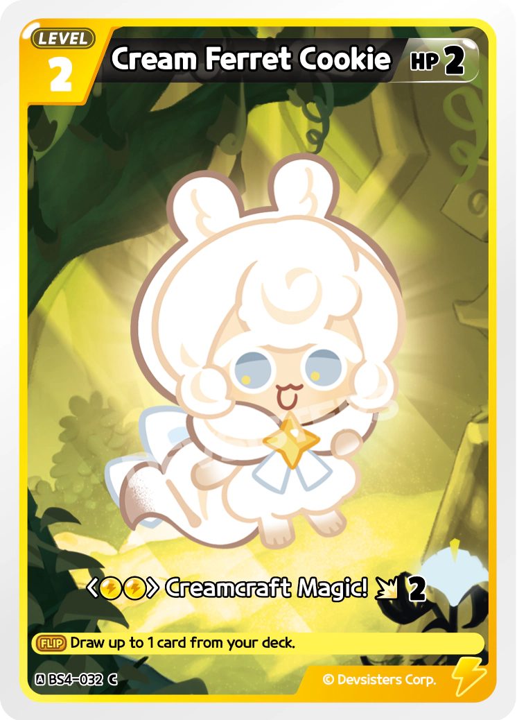 Cream Ferret Cookie [BS4-032]