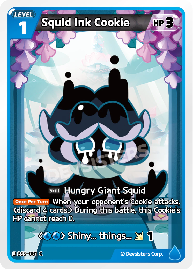 Squid Ink Cookie [BS5-081]