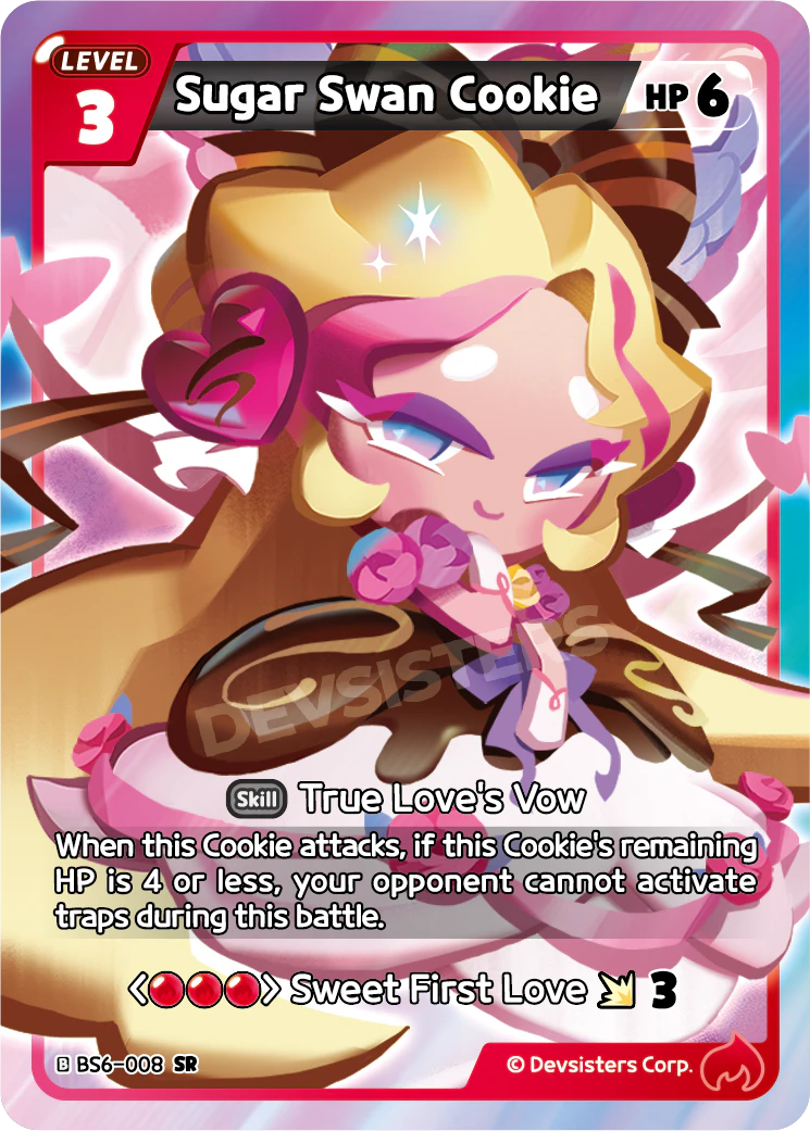 Sugar Swan Cookie [BS6-008]