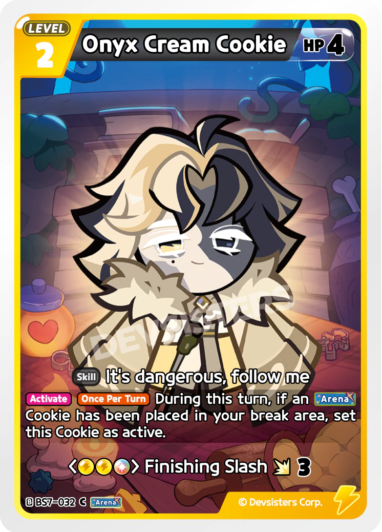 Onyx Cream Cookie [BS7-032]