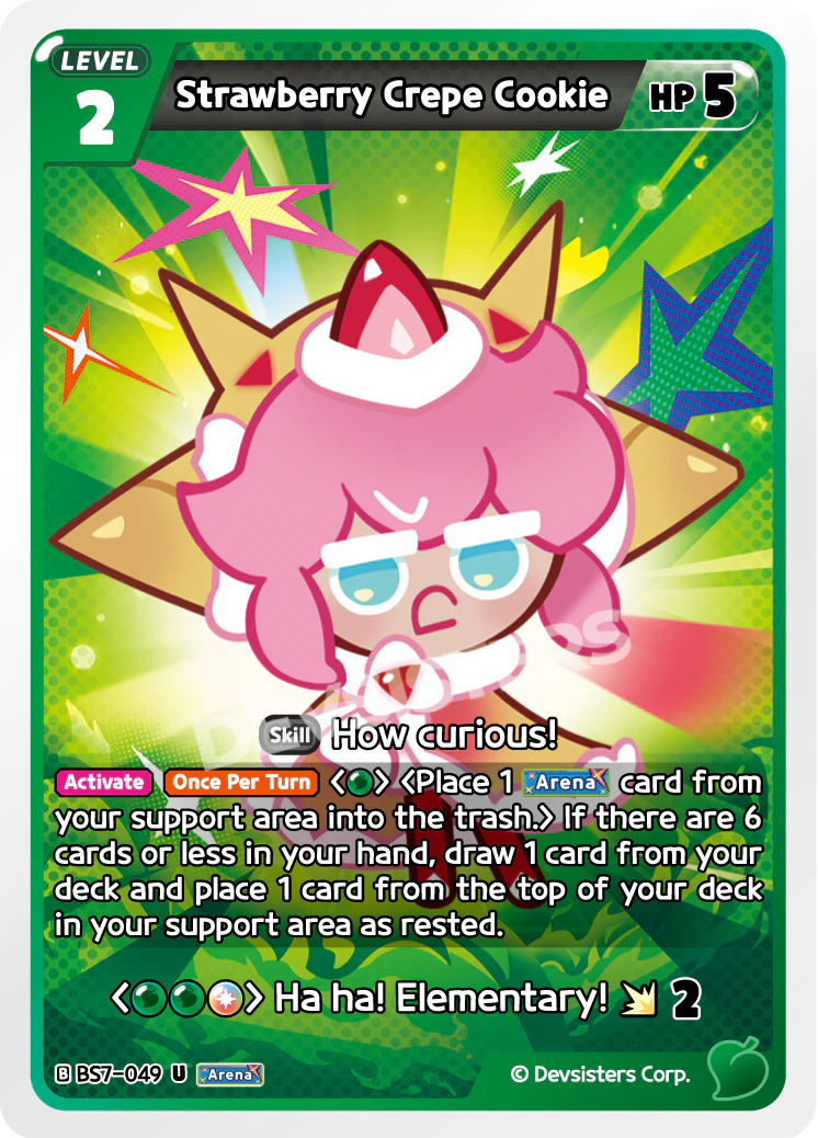 Strawberry Crepe Cookie [BS7-049]