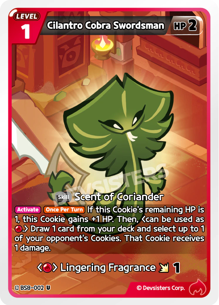 Cilantro Cobra Swordsman [BS8-002]