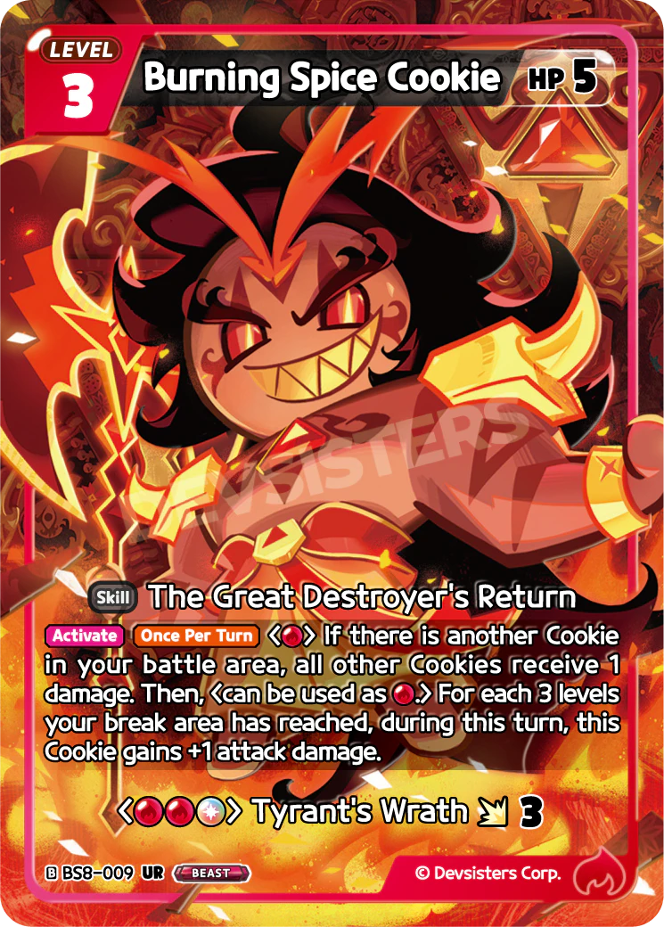 Burning Spice Cookie [BS8-009]