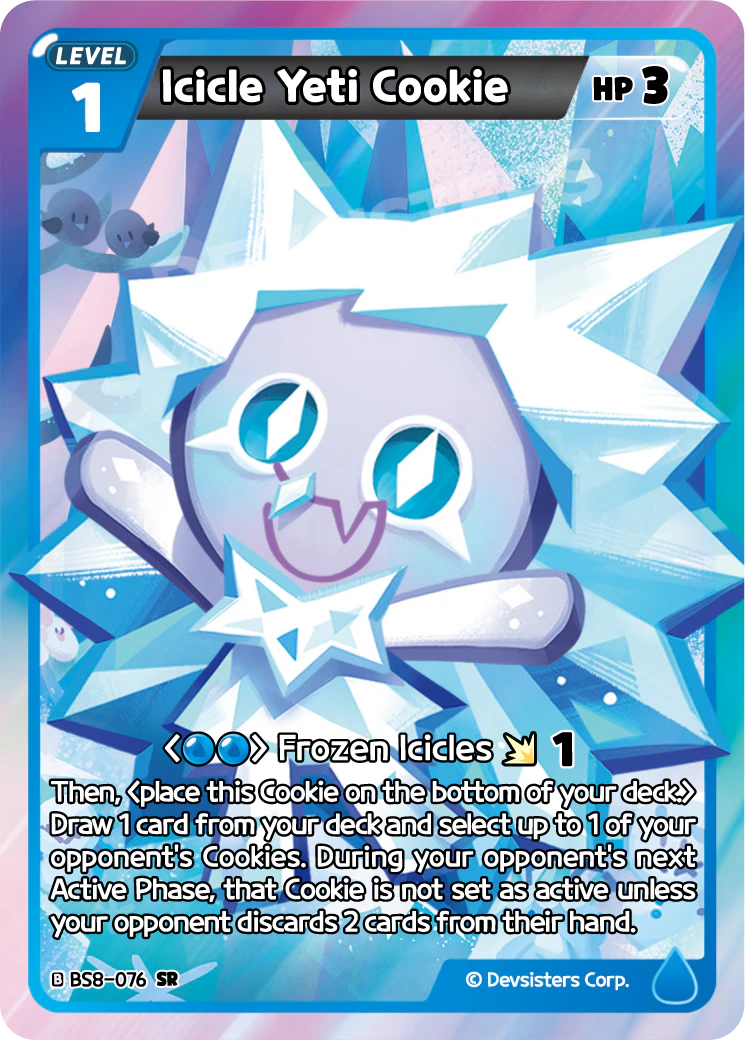 Icicle Yeti Cookie [BS8-076]