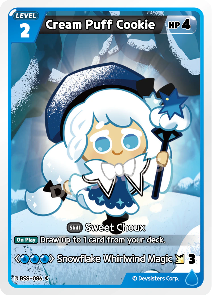Cream Puff Cookie [BS8-086]