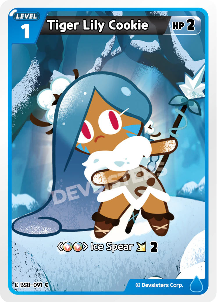 Tiger Lily Cookie [BS8-091]