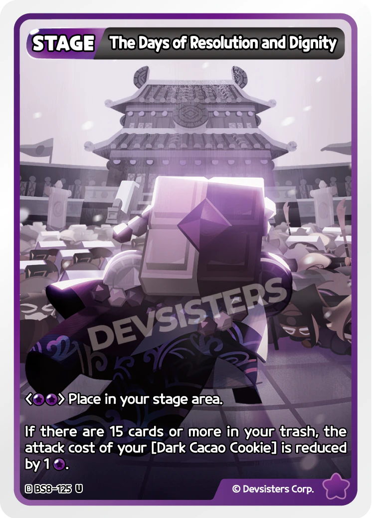 The Days of Resolution and Dignity [BS8-125]