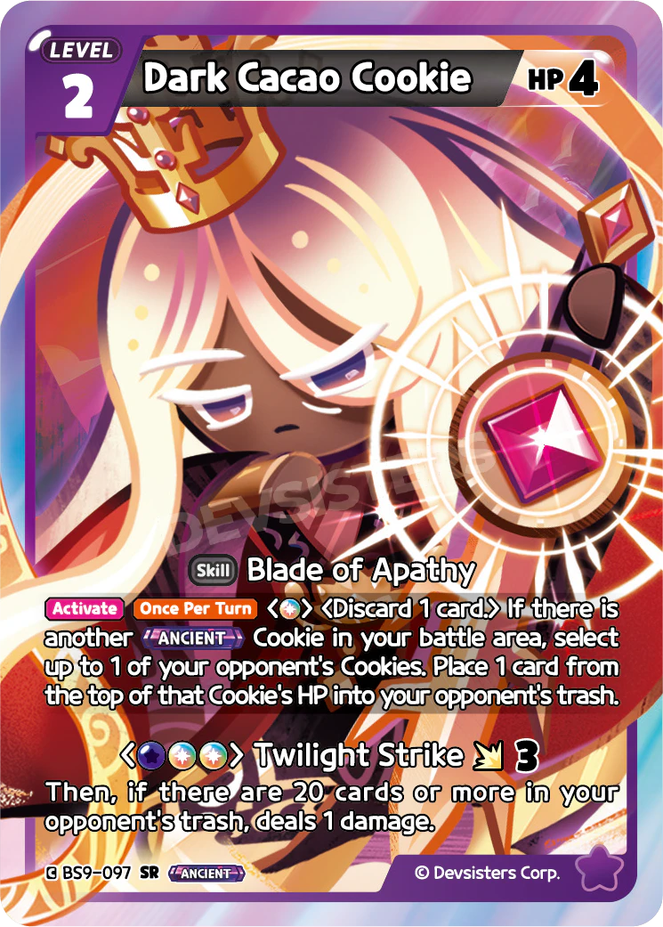 Dark Cacao Cookie [BS9-097]