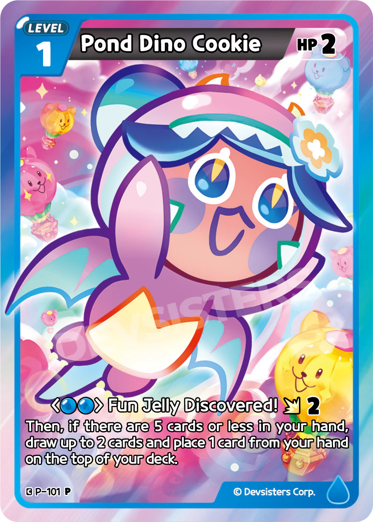 Pond Dino Cookie [P-101]