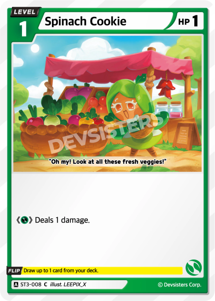 Spinach Cookie [ST3-008]
