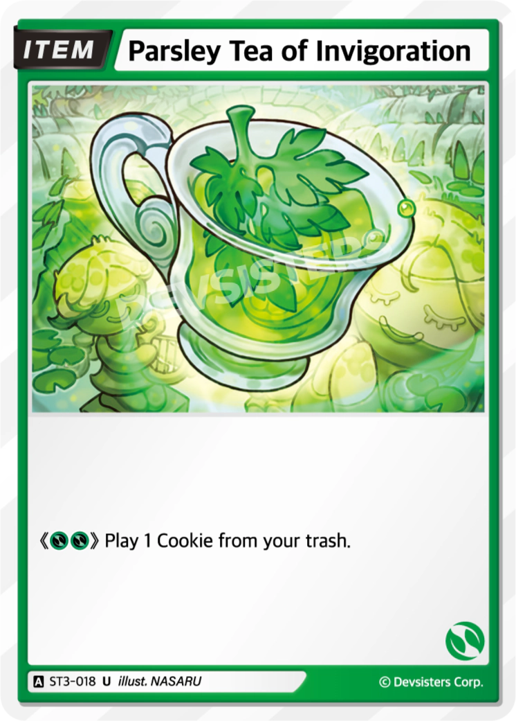 Parsley Tea of Invigoration [ST3-018]