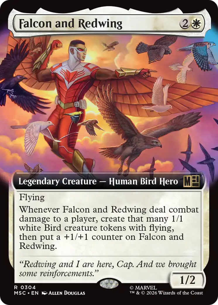 Falcon and Redwing