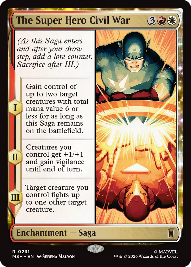 The Super Hero Civil War