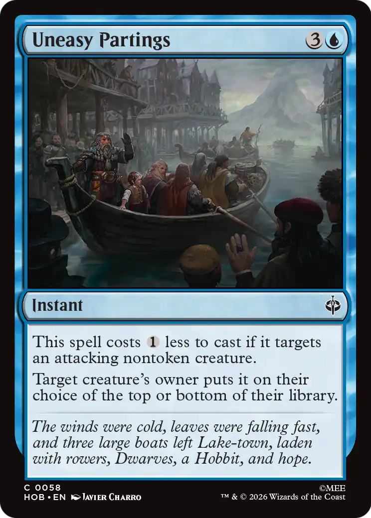 Uneasy Partings