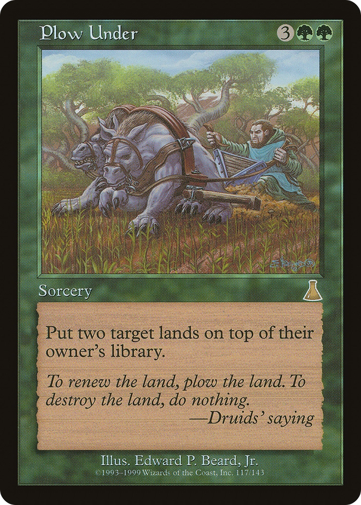 Plow Under