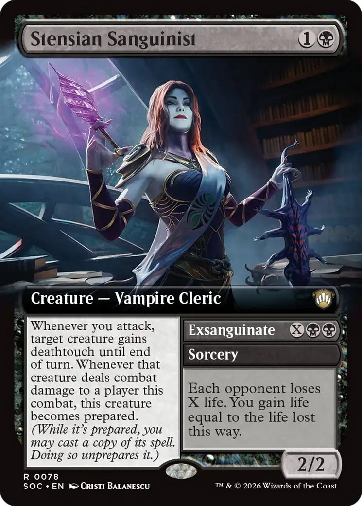 Stensian Sanguinist // Exsanguinate