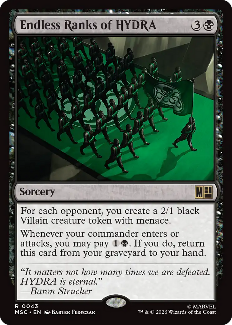 Endless Ranks of HYDRA