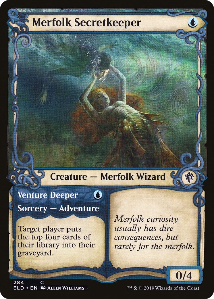Merfolk Secretkeeper // Venture Deeper