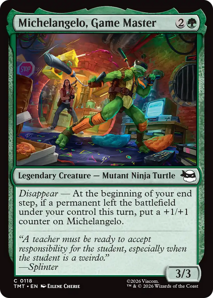 Michelangelo, Game Master