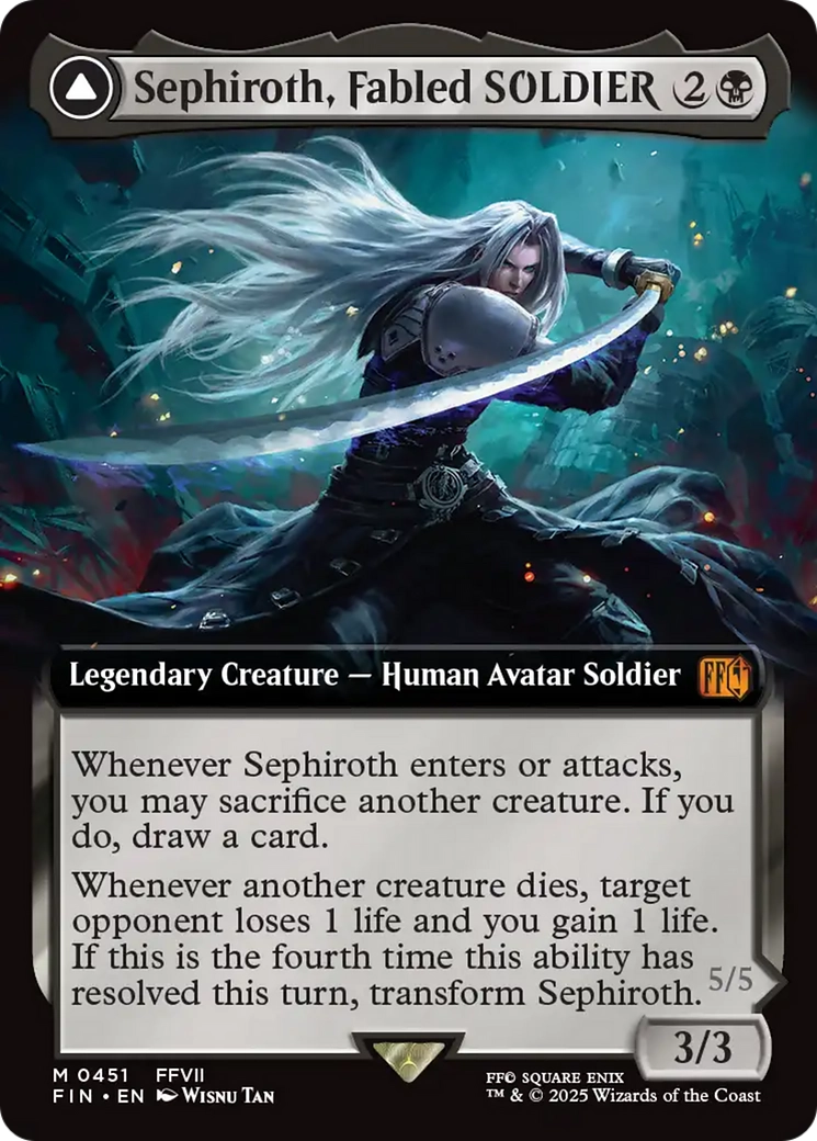 Sephiroth, Fabled SOLDIER // Sephiroth, One-Winged Angel