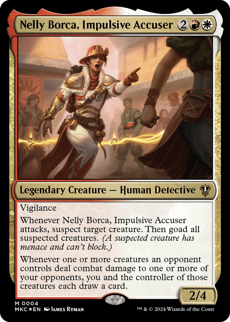 Nelly Borca, Impulsive Accuser