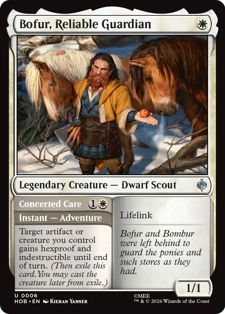 Bofur, Reliable Guardian // Concerted Care