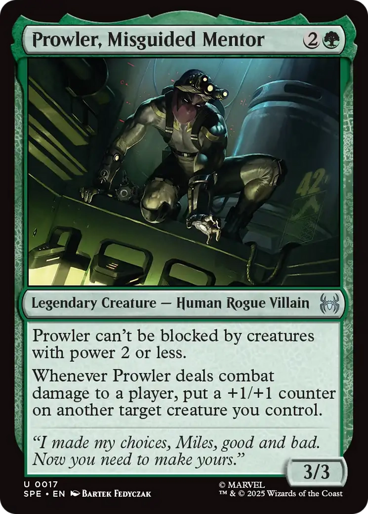 Prowler, Misguided Mentor
