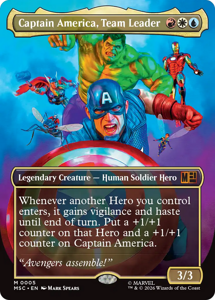 Captain America, Team Leader