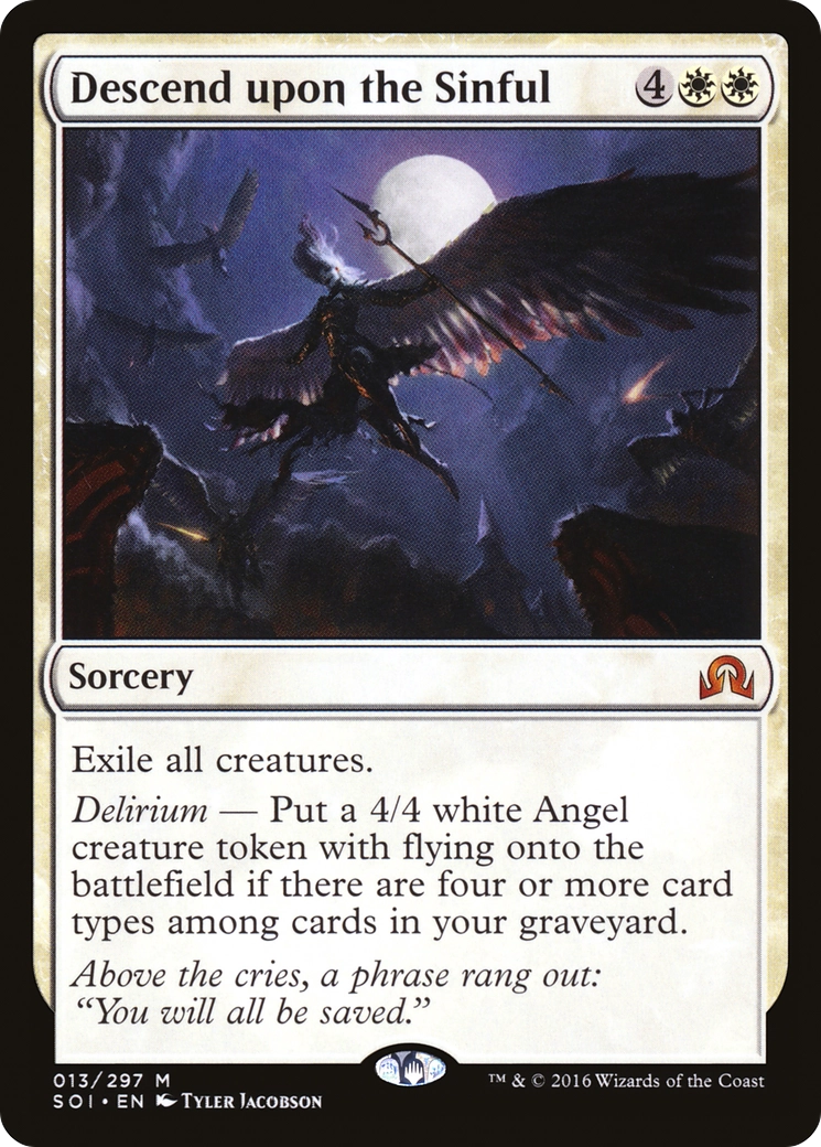 Descend upon the Sinful