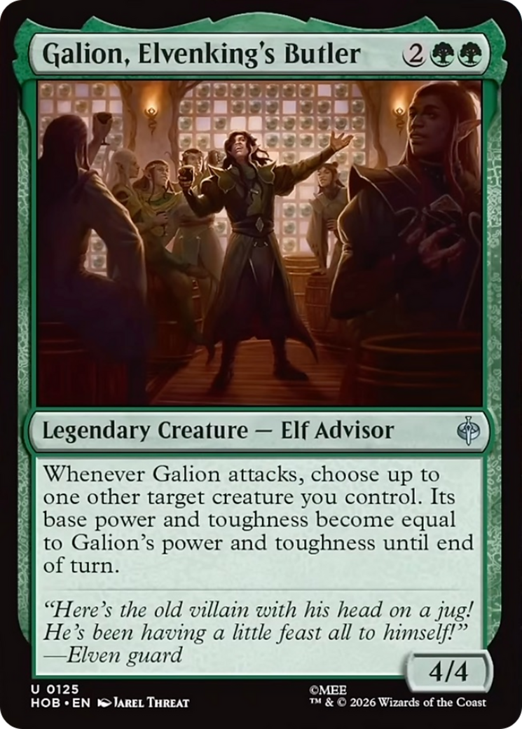 Galion, Elvenking's Butler