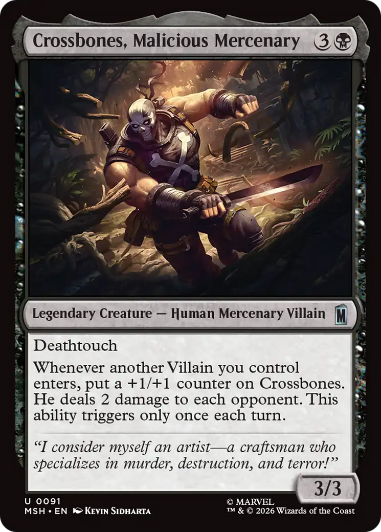 Crossbones, Malicious Mercenary