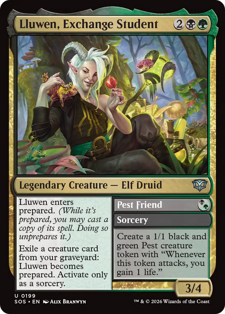 Lluwen, Exchange Student // Pest Friend