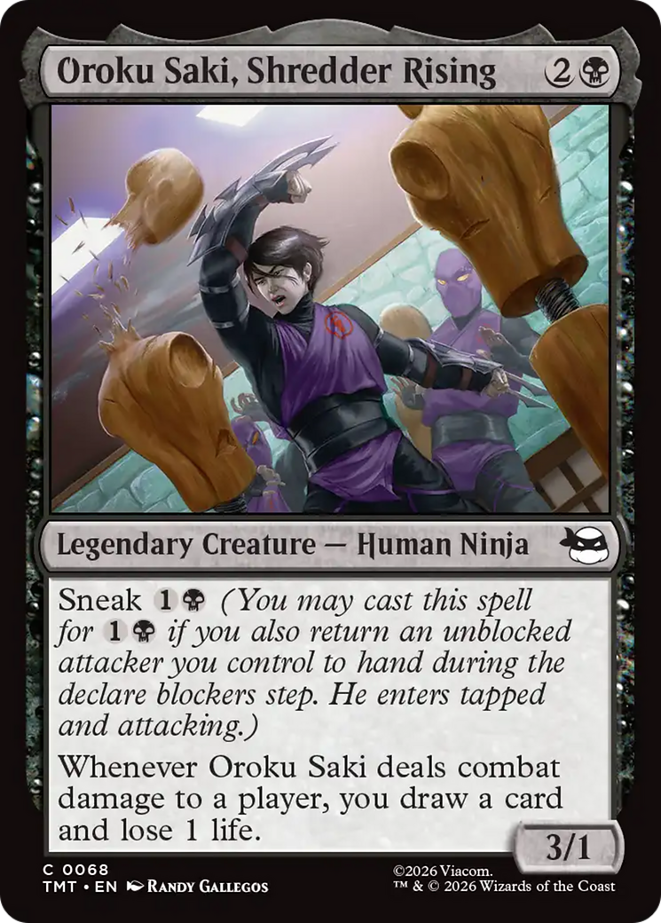 Oroku Saki, Shredder Rising