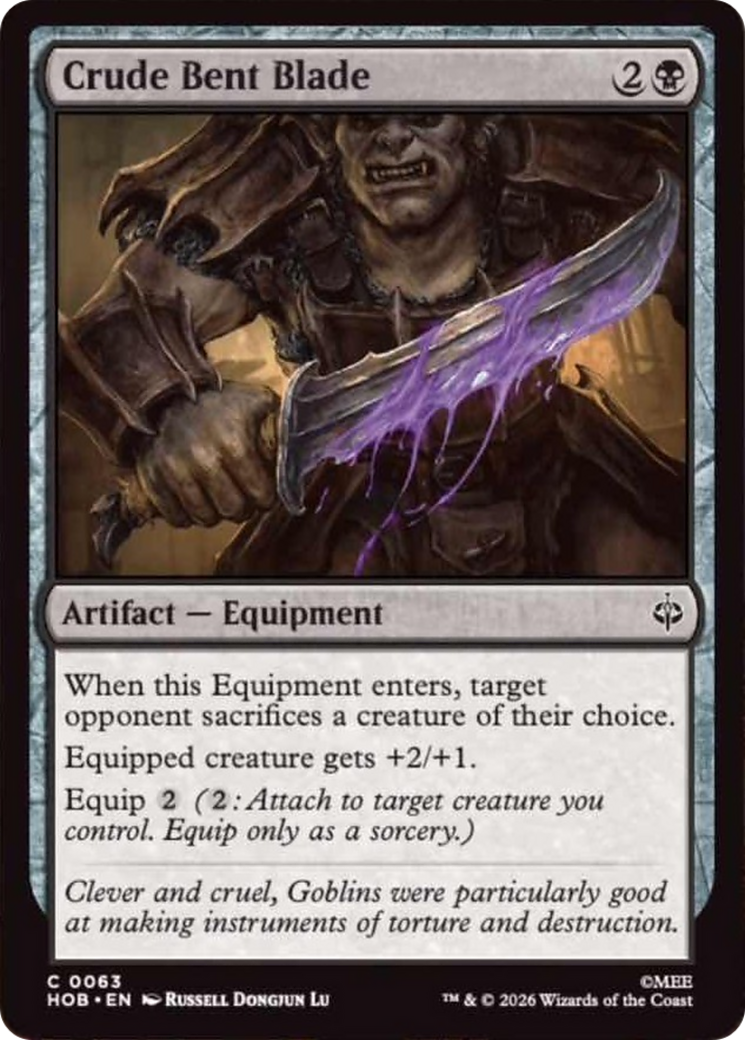 Crude Bent Blade