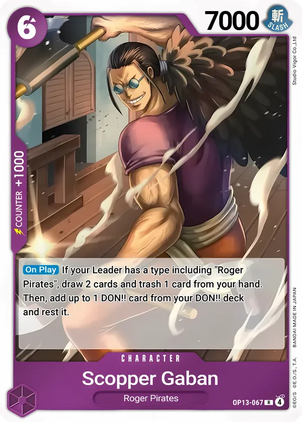 Scopper Gaban [OP13-067]