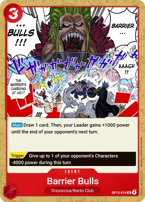 Barrier Bulls [OP15-019]