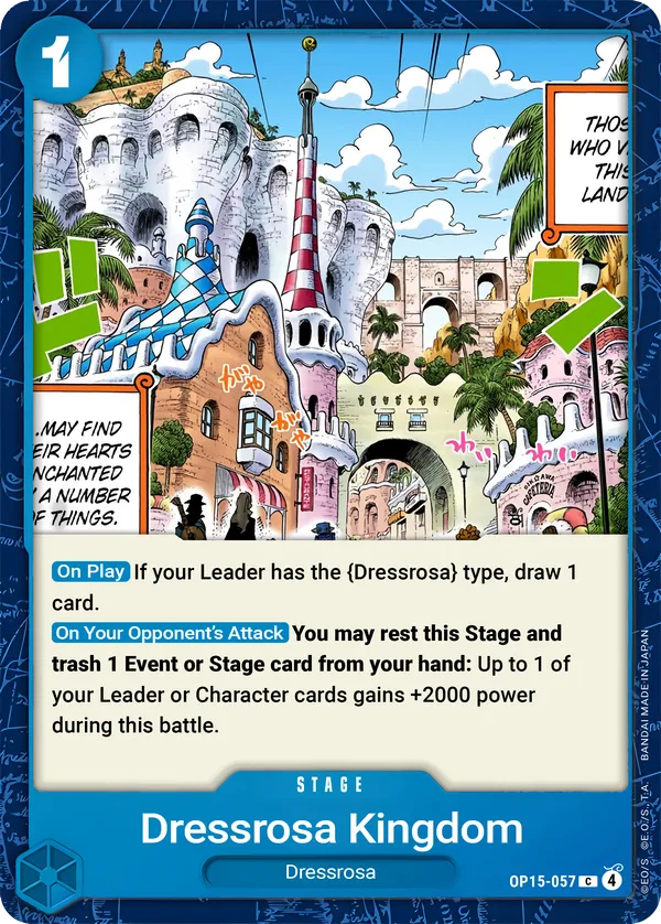 Dressrosa Kingdom [OP15-057]