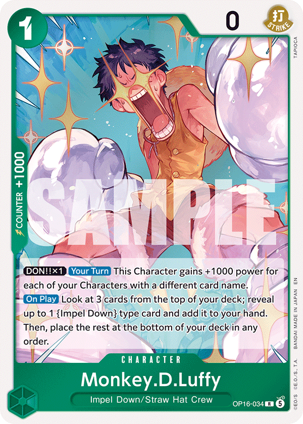 Monkey.D.Luffy [OP16-034]