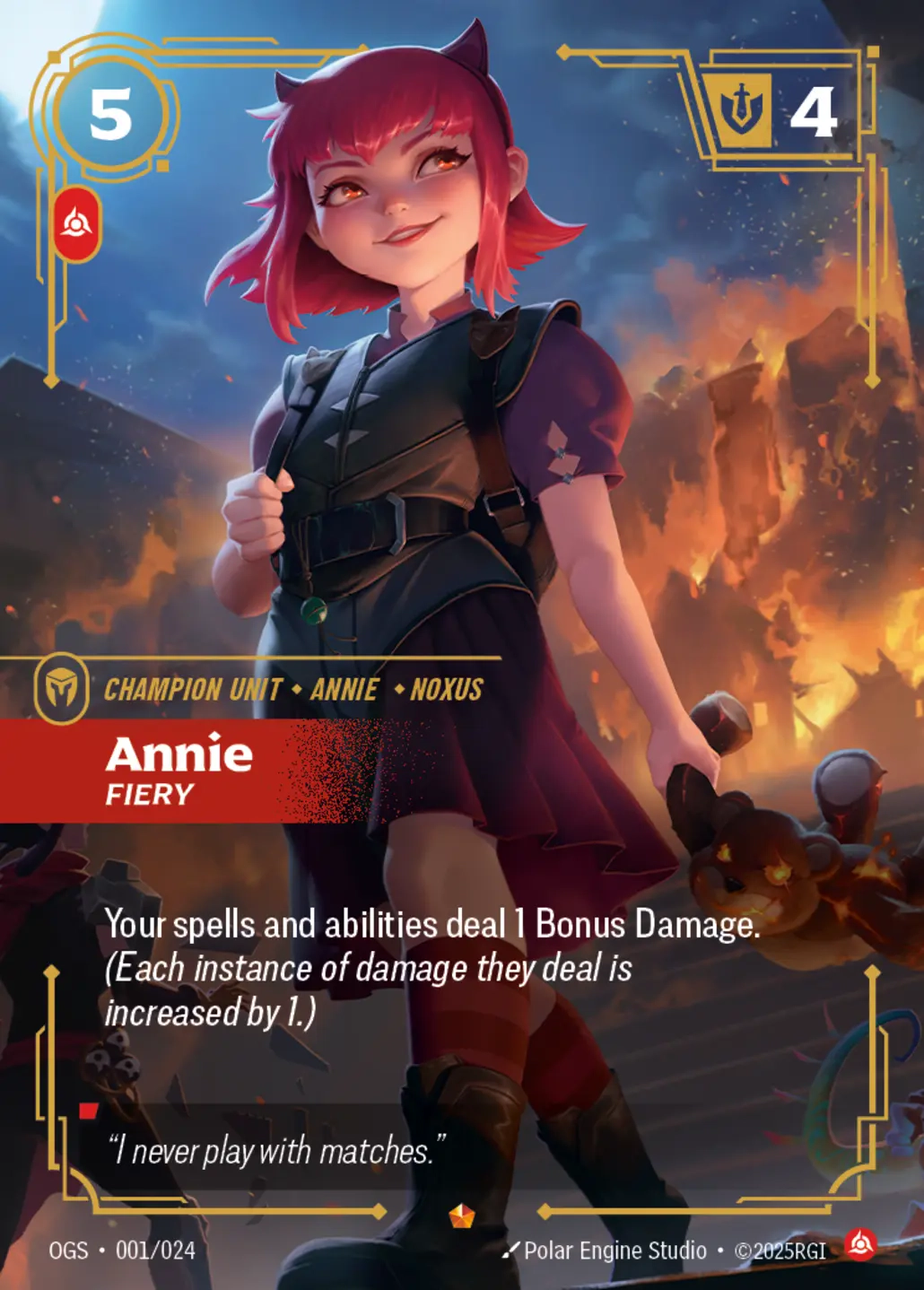 Annie, Fiery