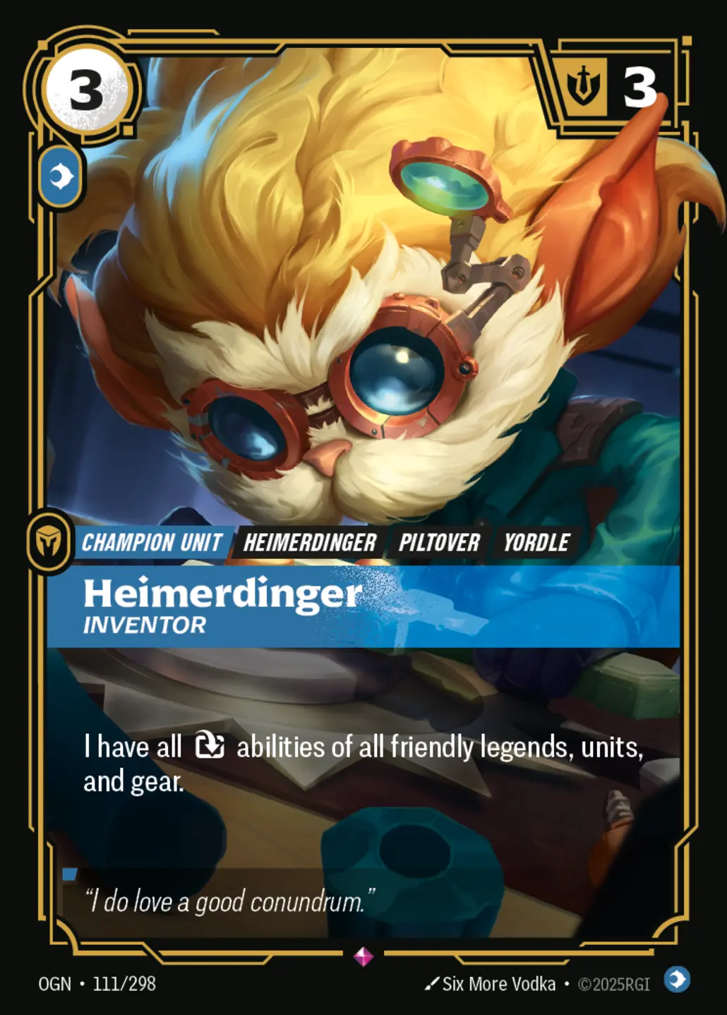 Heimerdinger, Inventor