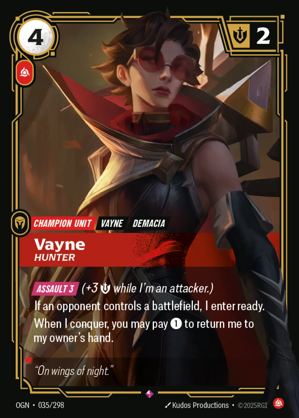 Vayne, Hunter