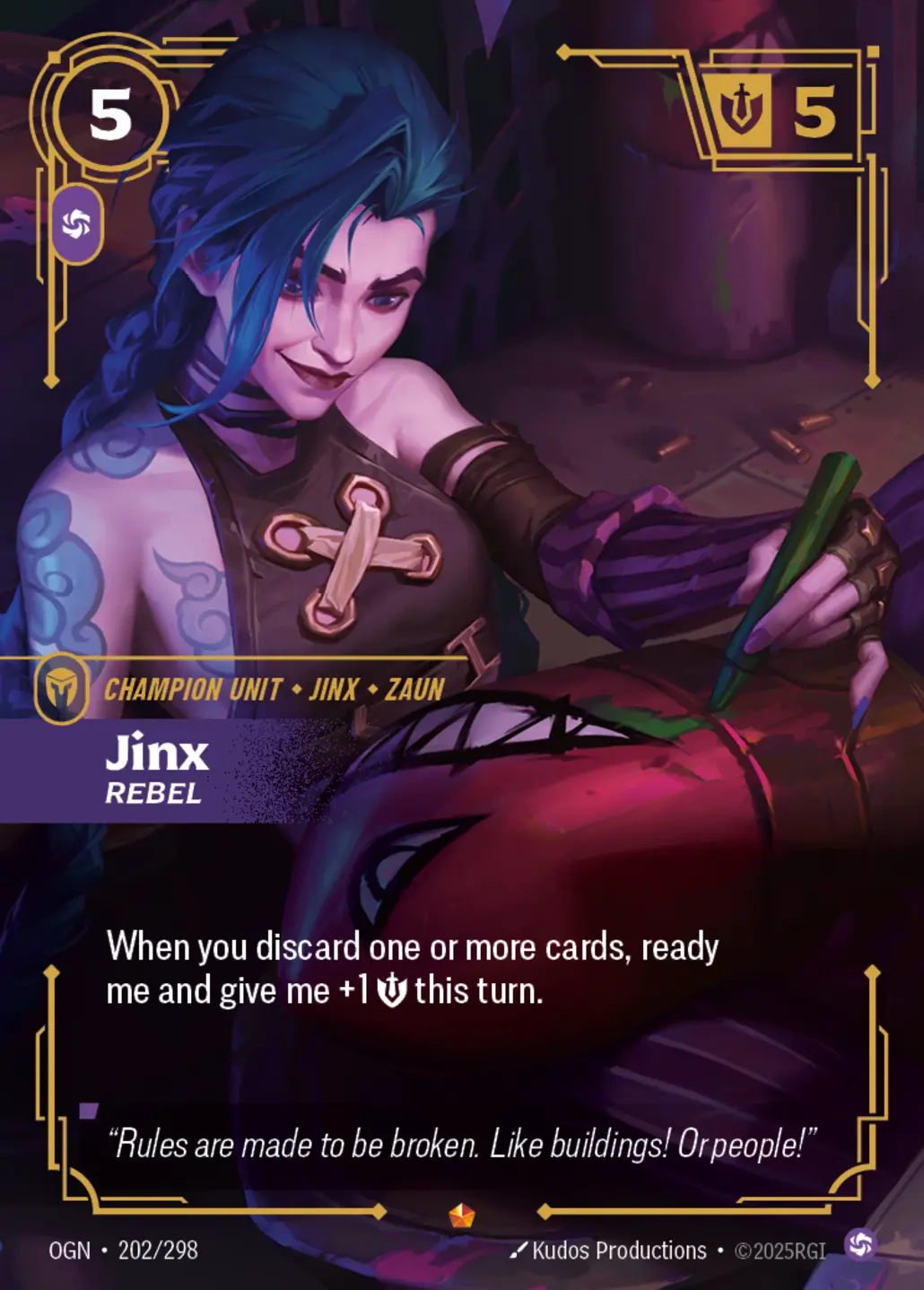 Jinx, Rebel