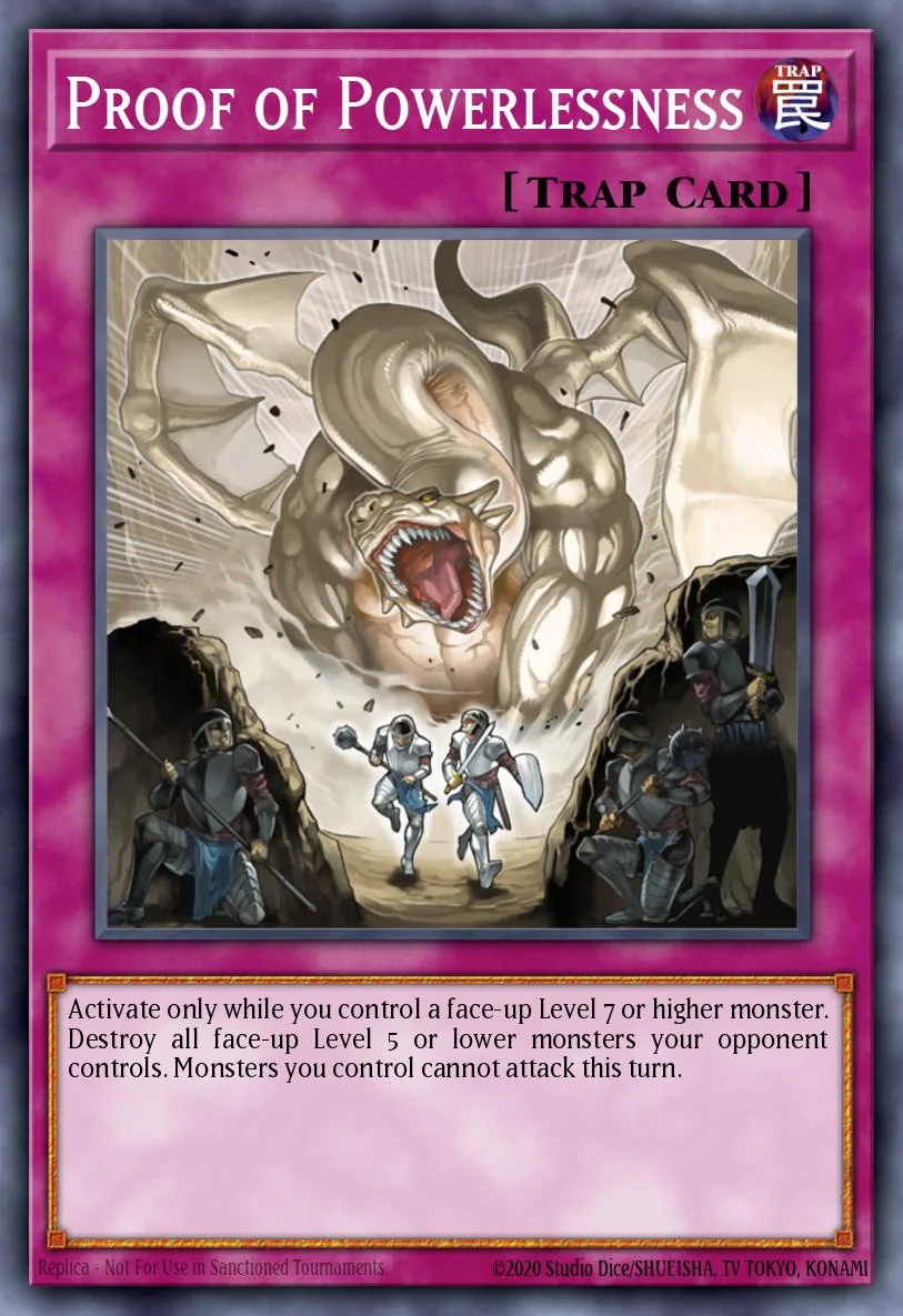 Proof of Powerlessness