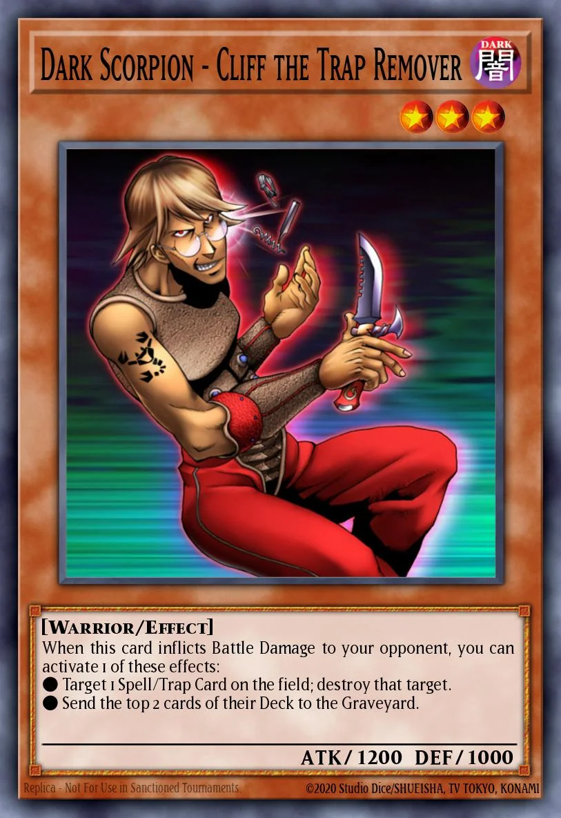 Dark Scorpion - Cliff the Trap Remover